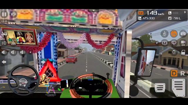 Bus Simulator Indonesia - Indian Tata Truck Mod - Bussid - Truck Games Android Gameplay смотреть онлайн