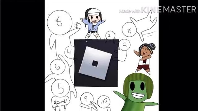 Drawing people ROBLOX character day 3 смотреть онлайн