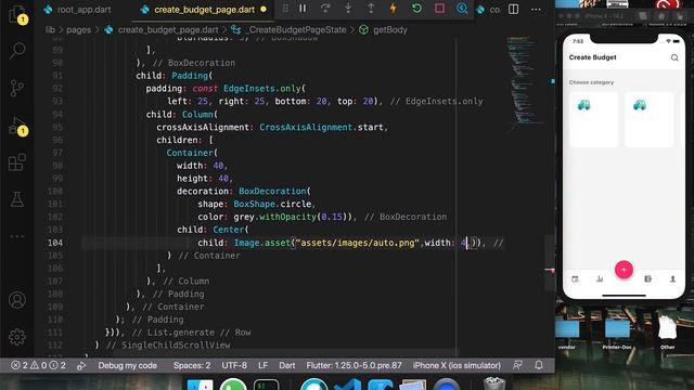 Flutter UI - Budget Tracker App UI - Create Budget Screen - Part III - Speed Code смотреть онлайн