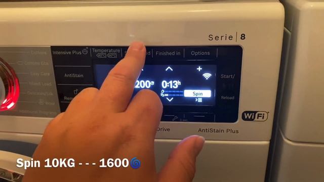 Bosch WAX32GH1 Programmes, Options Menu, Stains and mini overview - Serie | 8 Home Professional смотреть онлайн