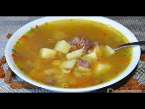 Суп из тушёнки с вермишелью!