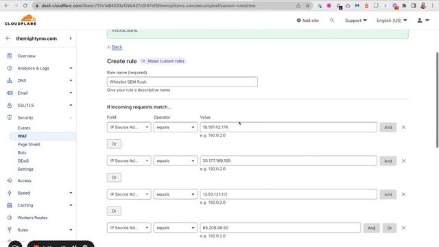 How to set up Cloudflare whitelist for ip смотреть онлайн