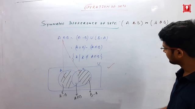 Set Theoretic Difference & Symmetric Difference |SETS | L-8.4 |JEE | 11TH CLASS смотреть онлайн