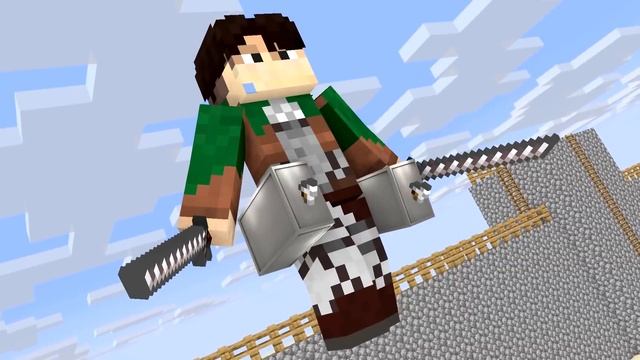 Monster School : ATTACK ON TITAN | LEVI NEEDS HELP TO PROTECT CHICKEN - Minecraft Animation смотреть онлайн