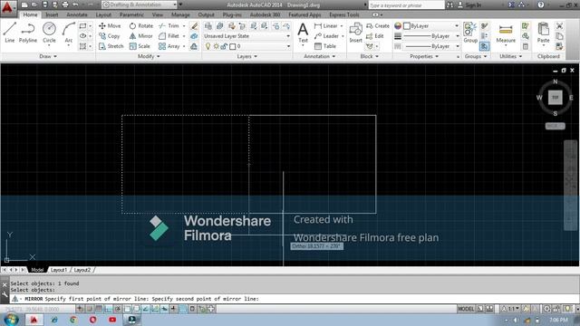 HOW TO APPLY #rotate #mirror #scale COMMAND IN #autocad | 11 | in hindi. смотреть онлайн