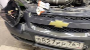 Установка билед линз в фары Нива Шевроле - Билед линзы в теплом свете 7(928)1112002