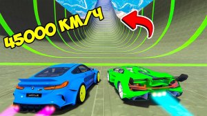 СПУСК БЕЗ ТОРМОЗОВ НА ЧИТ ТАЧКЕ ПО ТРАМПЛИНУ ВСЕ СЕРИИ 2 в ГТА 5 МОДЫ! ОБЗОР МОДА в GTA 5 ВИДЕО