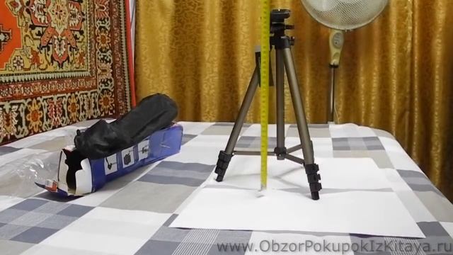 Переносной штатив для фото и видео камер Weifeng WT3130. Распаковка покупок из Китая 2017. смотреть онлайн