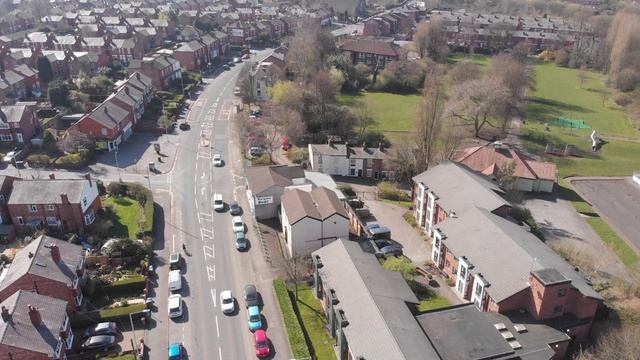 Stockport Cheadle - Drone - Lockdown - Essential Travel - Street View смотреть онлайн