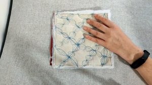 Сделала второй урок по свободно-ходовой стежке