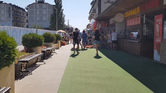 Расстояние от Пионерского проспекта в Анапе до моря! смотреть онлайн
