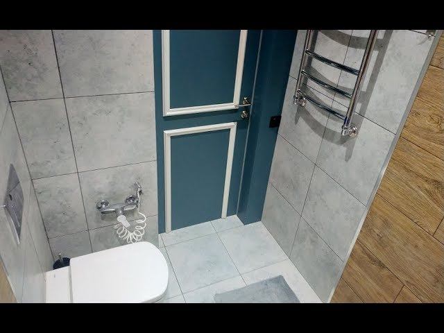 Современный Дизайн и отделка Небольшой ванной комнаты 3 м2 Раковина над стиральной машиной смотреть онлайн