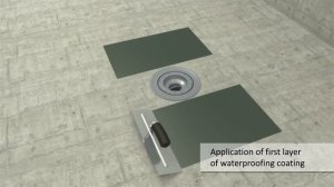 Установка (монтаж) душевого трапа Pestan Confluo Standard Drain