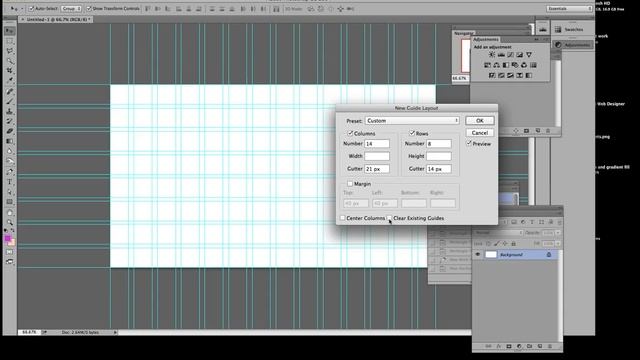 Photoshop CC -- New guide layout tutorial смотреть онлайн