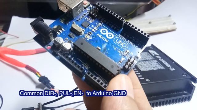 TB6600 5A Stepper motor driver and Arduino смотреть онлайн