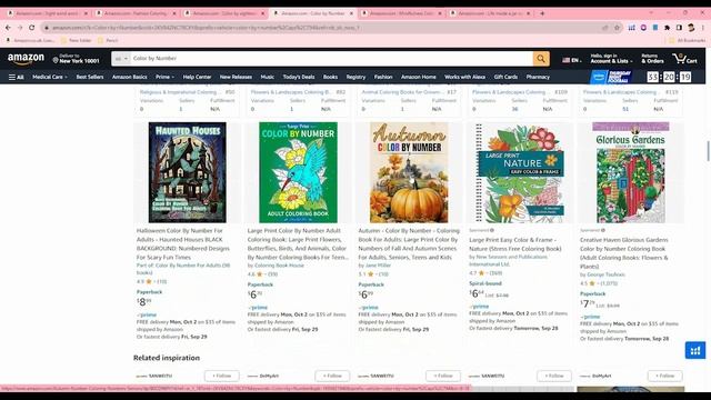 Q4 Best Selling Niche for KDP | Sight Words Word Search, Color by Number, Adult Coloring Book смотреть онлайн