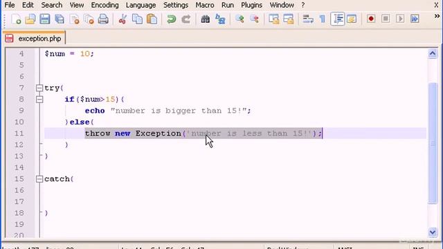 66 Try and Catch (Section PHP & MySQL) смотреть онлайн