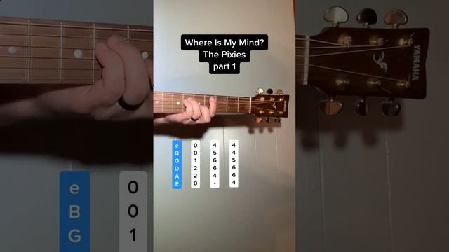 Pixies | Where Is My Mind? Guitar Chords #guitar смотреть онлайн