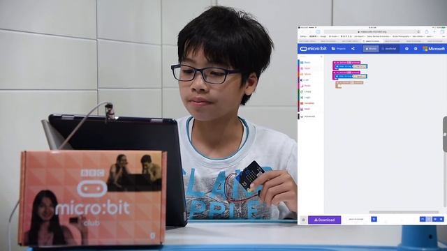 Micro:bit - Javascript Blocks Programming with Button A, B and Shake Action смотреть онлайн