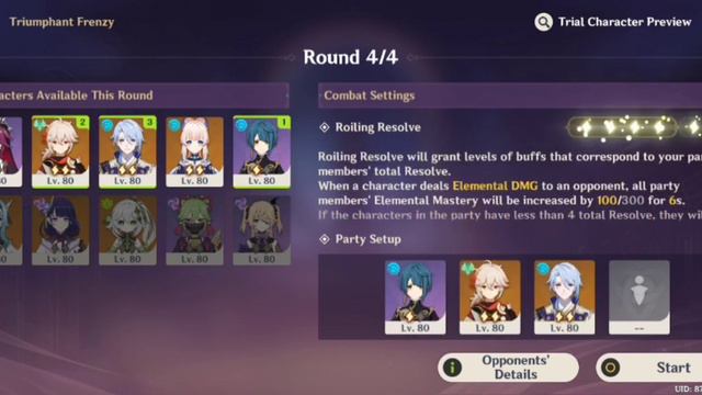 Genshin Impact : Triumphant Frenzy Pro Mode Stage 4 (Law of Concentrated White Light) 2/18/2024 смотреть онлайн