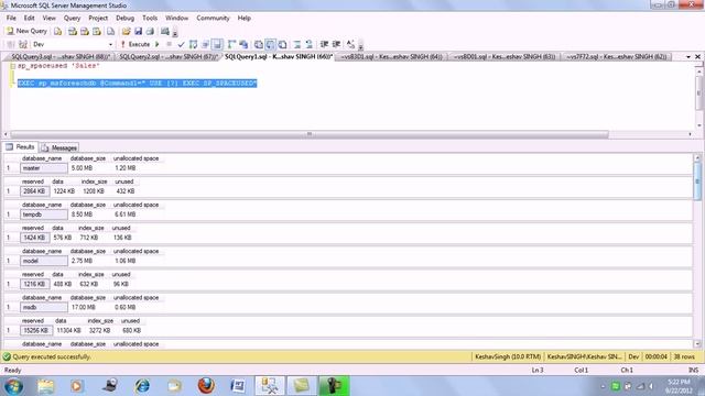 Run a T-SQL on all the Databases and All the Tables in SQL Server смотреть онлайн