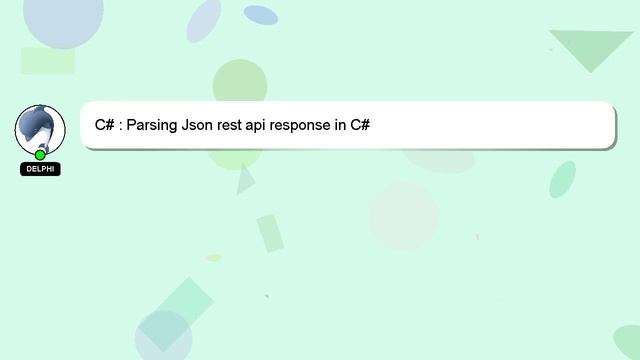 C# : Parsing Json rest api response in C# смотреть онлайн