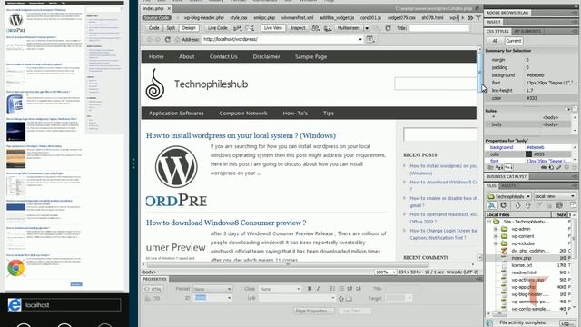 How to edit wordpress theme using Dreamweaver ? смотреть онлайн