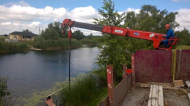 Причал из винтовых свай. http://voronezh-lep.ru/ смотреть онлайн