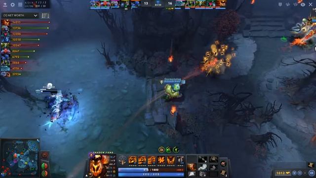 Iceberg plays Shadow Fiend Dota 2 Full Game смотреть онлайн