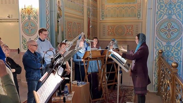 Великая ектения́ (Греческий распев). Регент Екатерина Артюхова. смотреть онлайн