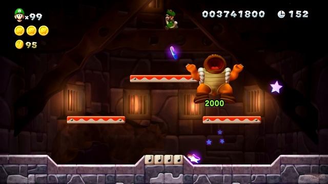 New Super Luigi U Deluxe - All Bosses (No Damage) смотреть онлайн