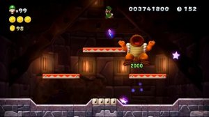 New Super Luigi U Deluxe - All Bosses (No Damage)