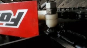 установка  натяжителя цепи мотобуксировшиков "форза, истем: 6.5 -7