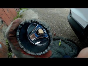 NISSAN QASHQAI J11  замена стекла противотуманной фары