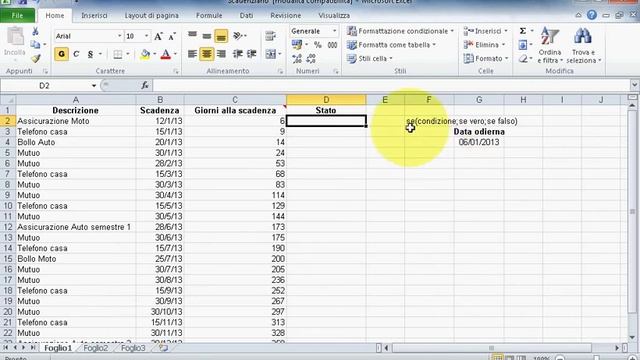 Corso di Excel - Lezione 16 - Scadenziario смотреть онлайн