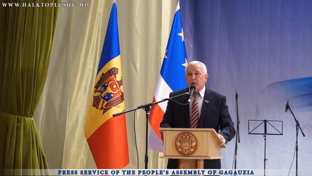 Речь Спикера НСГ на торжественном собрании посвящённом 25-летию провозглашения Гагаузской Республик