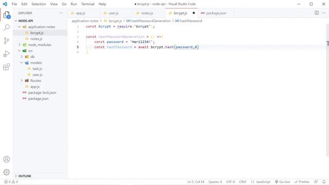Node.js | api - 09 | Bcrypt (Blockchain technology) смотреть онлайн