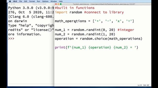 Python introduction to Random library смотреть онлайн