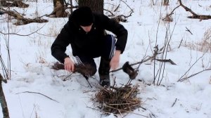 Как Разжечь Костер Зимой  (если есть с собой только спички)