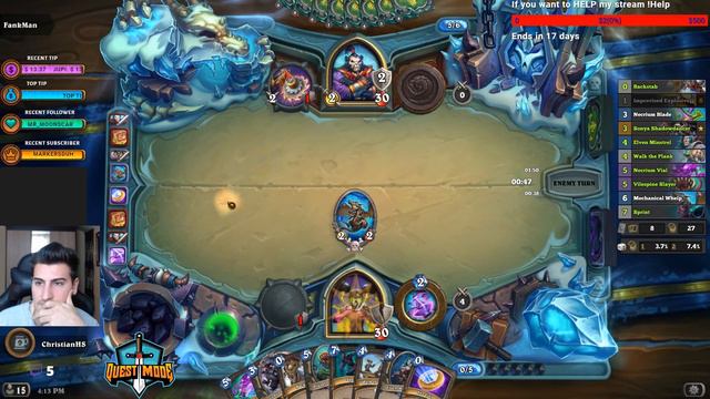 Hearthstone: 5 Mana Heal Your Hero For Full And Clear The Board! Incredible Synergy With Zilliax смотреть онлайн