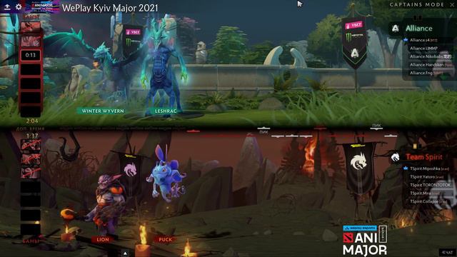 [RU] WePlay AniMajor | Team Spirit vs Alliance | Playoff Elimination BO3 @4liver смотреть онлайн