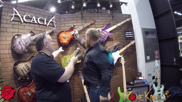 BEST USA made Guitars? You decide ... Acacia Guitars - FULL Walk-Thru Winter NAMM 2017 смотреть онлайн