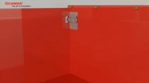 CAMAR | Завеса скрытого крепления корпус-стена 807 | Инструкция по монтажу