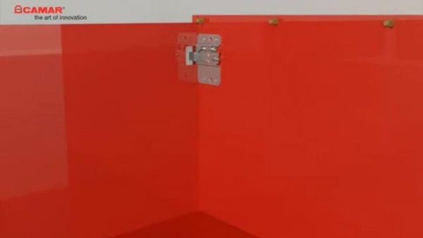 CAMAR | Завеса скрытого крепления корпус-стена 807 | Инструкция по монтажу