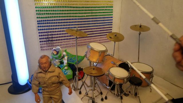 🥁MINI ME DRUMS 🥁 LOUDERMILK (TOOTH FOR A TOOTH) Miniature Drumset Cover Song Drumming