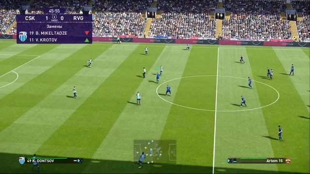 Карьера за игрока в PES 21. ЦСКА - Ротор