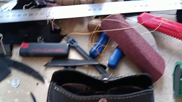 Чехол для очков из кожи на коленке. смотреть онлайн