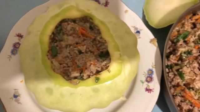 Патиссоны фаршированные смотреть онлайн