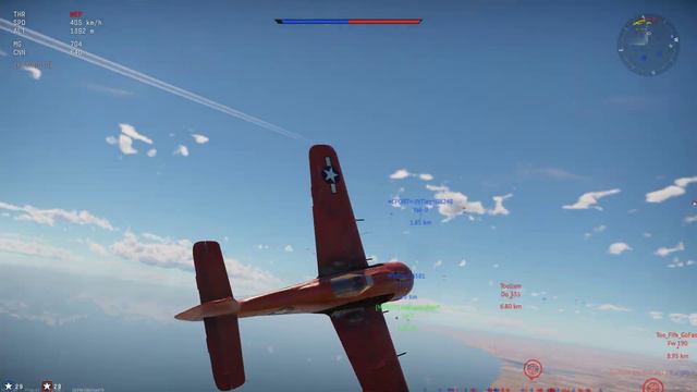 War Thunder 2023 4K Ultra Gameplay Realistic Air Battles [ no commentary ] смотреть онлайн