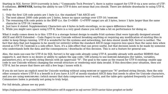 Databases: SQL Server 2005/2008 UTF-8 Collation/Charset (4 Solutions!!) смотреть онлайн